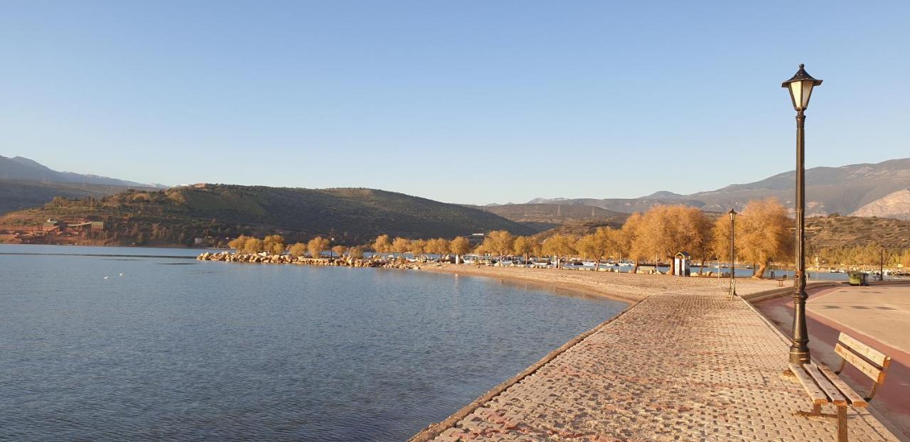 Beach House In Itea-Delphi 外观 照片